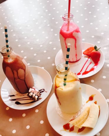 Milkshakes at the Tea Room Milkshakes at the Tea Room