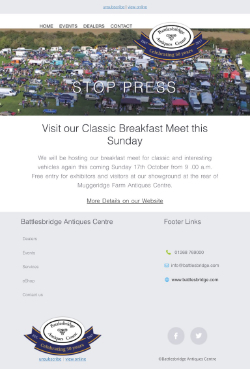 STOP PRESS - Classic Breakfast Meet Sunday