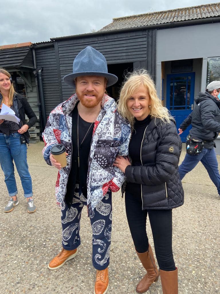 Second Series of TV Show Shopping with Keith Lemon - Keith Lemon with Battlesbridge dealer Kate Oldfield