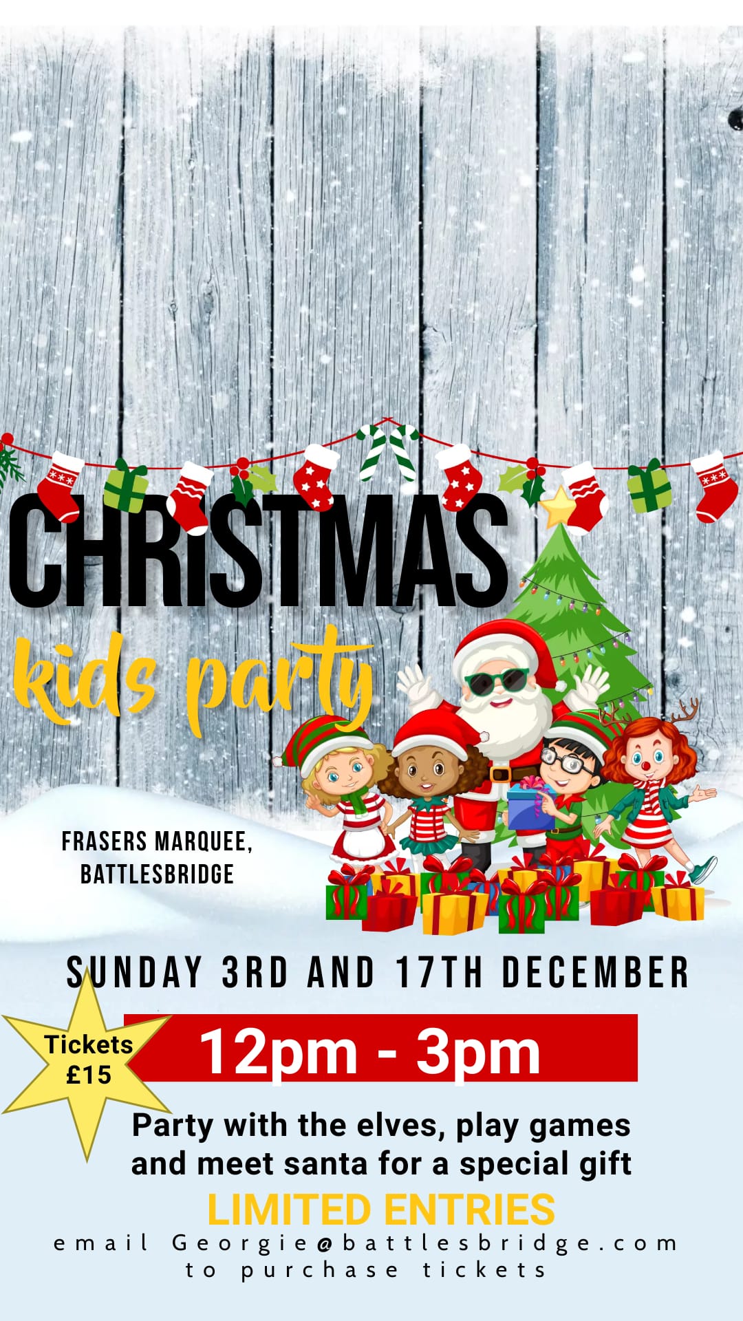 Christmas Kids Party 3rd December