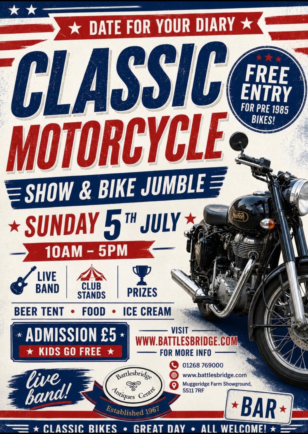 Classic Motorcycle Show and Bikejumble