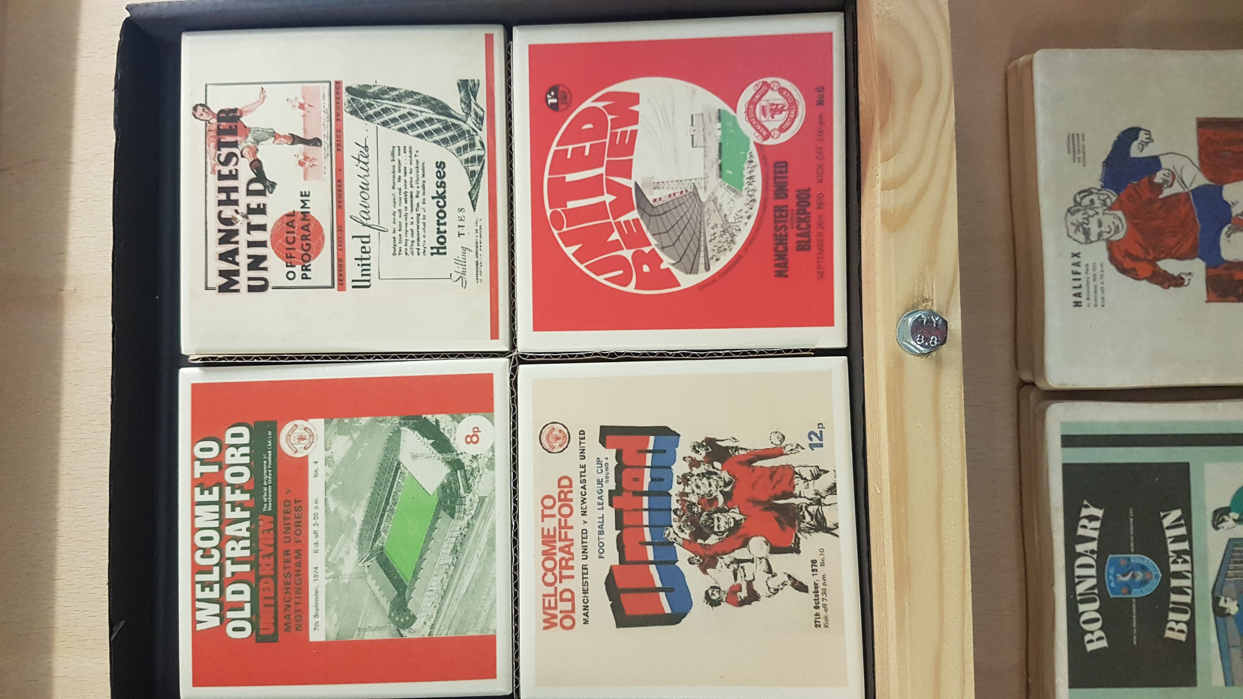 Manchester United Football Coasters - Great Present