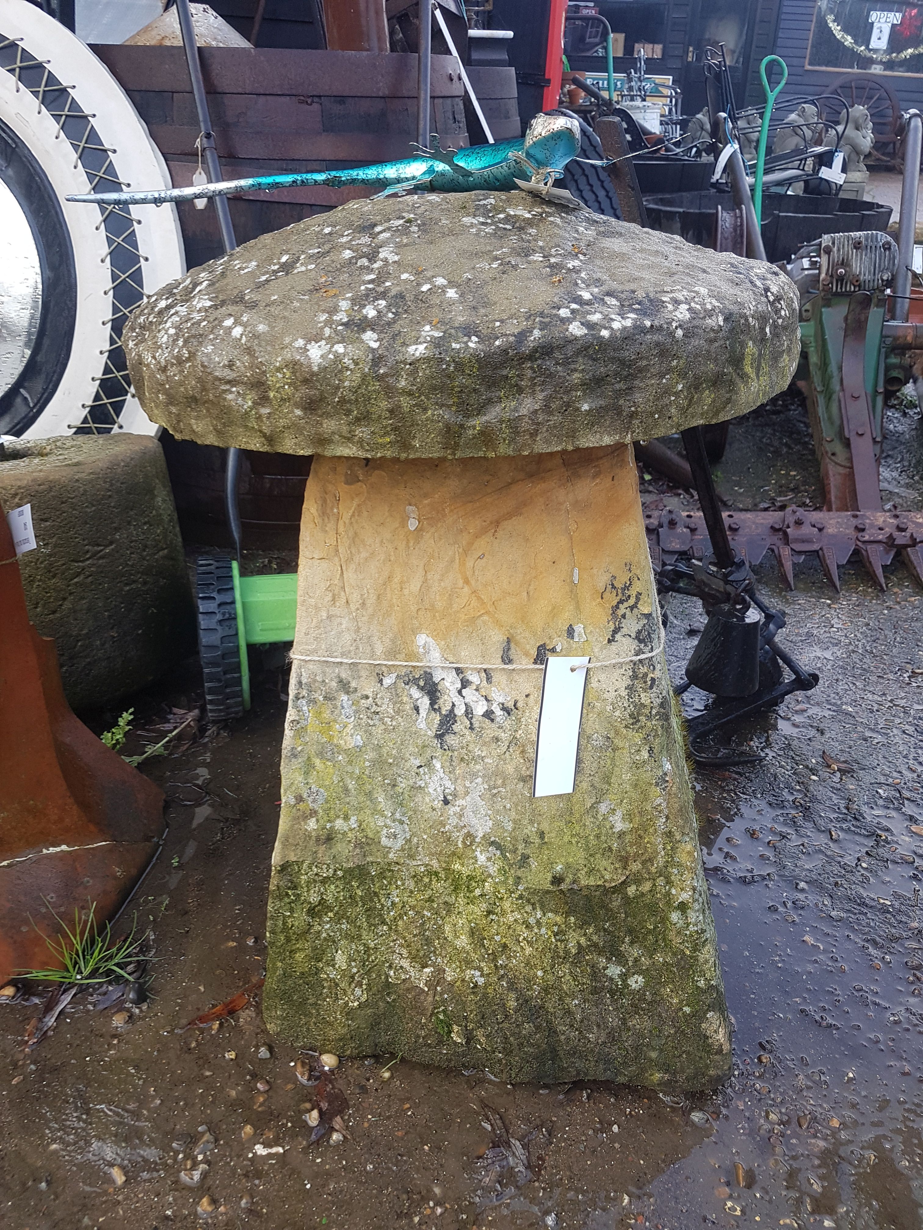 Large Antique Staddle Stone