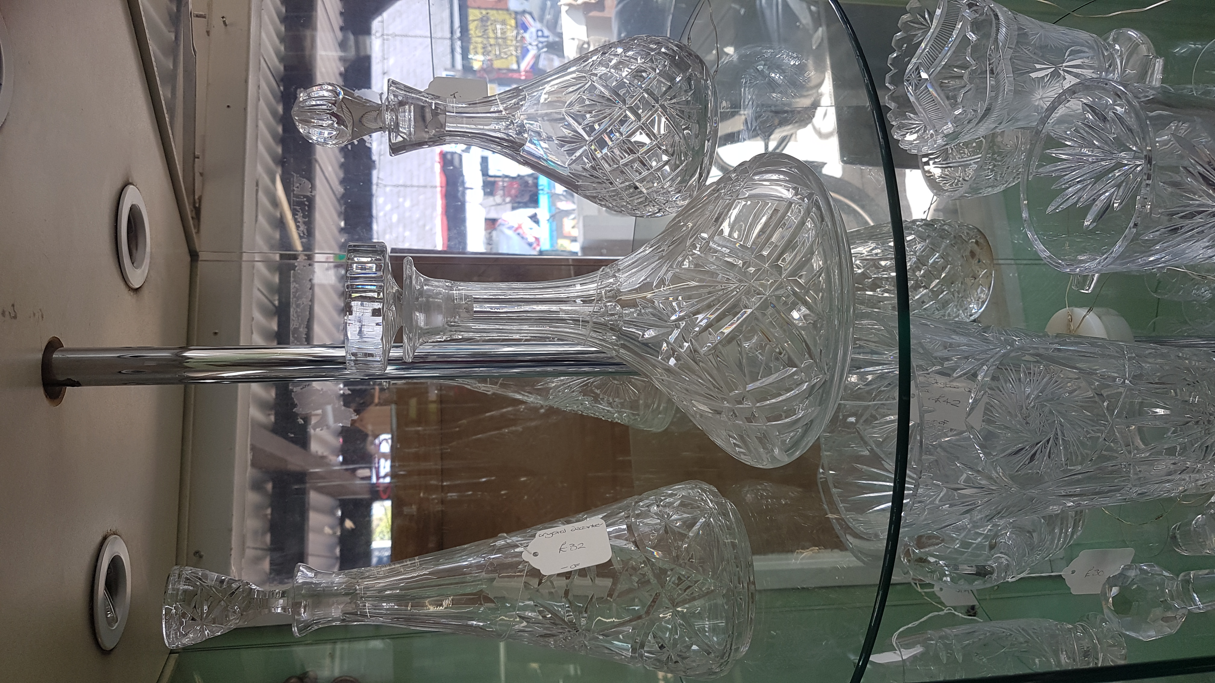 Selection of Cut Glass Decanters