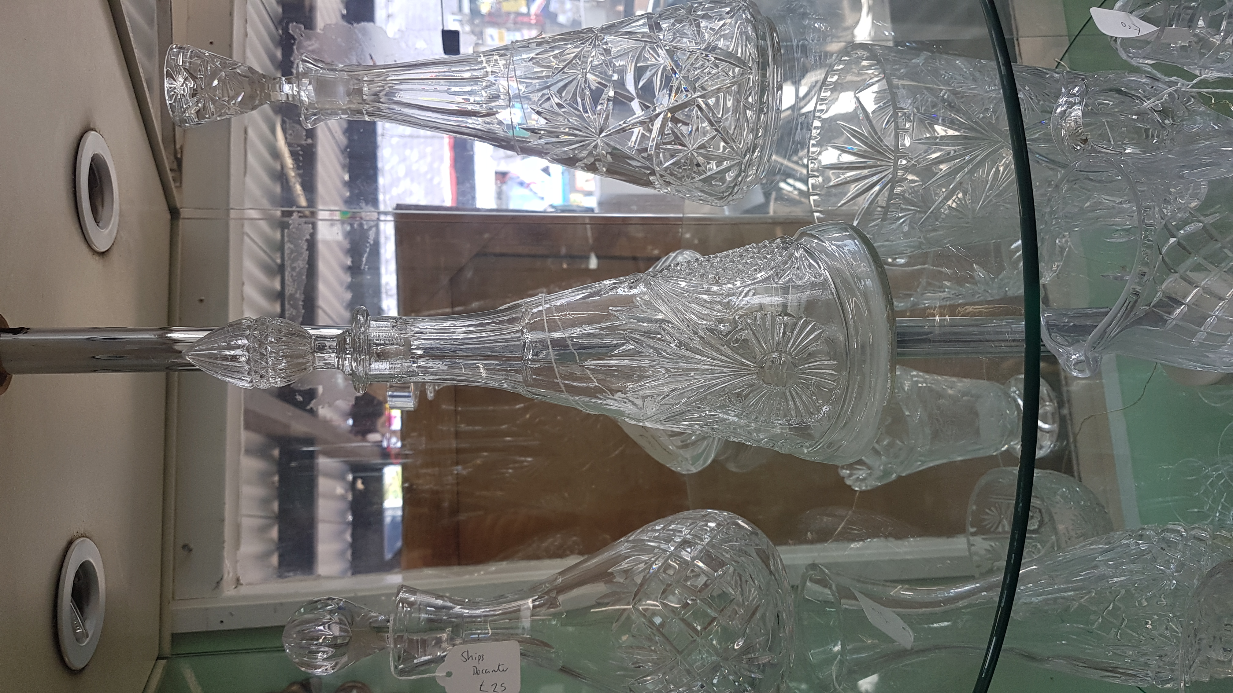 Selection of Cut Glass Decanters