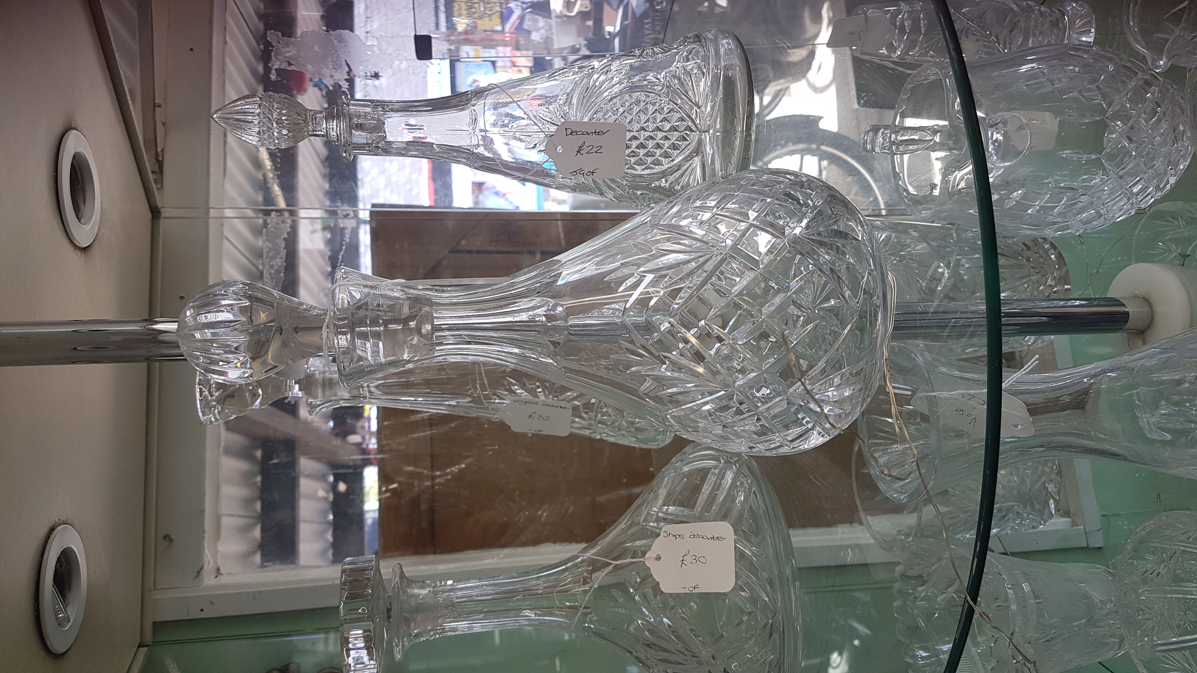 Selection of Cut Glass Decanters